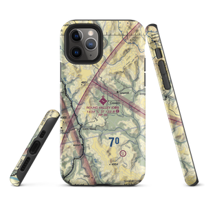 Round Valley Airport (O09) VFR Sectional  Tough iPhone Case