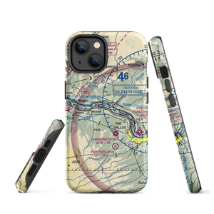 Rowena Dell Airport (02OR) VFR Sectional  Tough iPhone Case