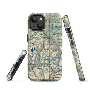 Roxbury Runway Airport (1NK0) VFR Sectional  Tough iPhone Case