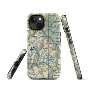 Roxbury Runway Airport (1NK0) VFR Sectional  Tough iPhone Case