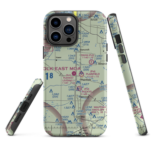 Runway Leasing Inc Nr 1 Airport (8WI2) VFR Sectional  Tough iPhone Case