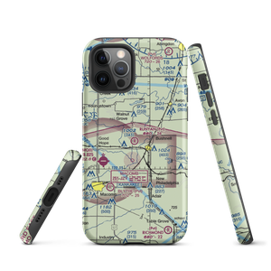 Runyan Aviation Airport (IL15) VFR Sectional  Tough iPhone Case