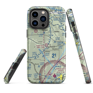 Rush Airport (2KS1) VFR Sectional  Tough iPhone Case