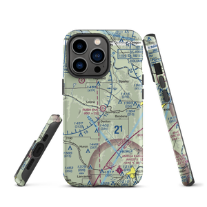 Rush Airport (2KS1) VFR Sectional  Tough iPhone Case