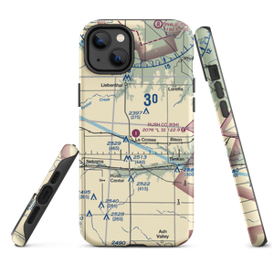 Rush County Airport (K94) VFR Sectional  Tough iPhone Case