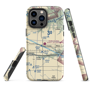 Rush County Airport (K94) VFR Sectional  Tough iPhone Case