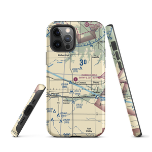 Rush County Airport (K94) VFR Sectional  Tough iPhone Case