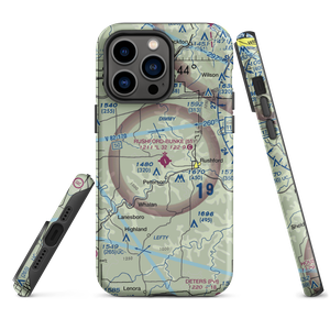 Rushford Municipal Airport - Robert W Bunke Field (55Y) VFR Sectional  Tough iPhone Case