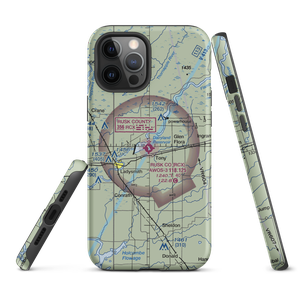 Rusk County Airport (RCX) VFR Sectional  Tough iPhone Case