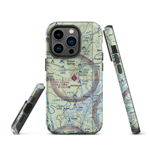 Russell County Airport (K24) VFR Sectional  Tough iPhone Case