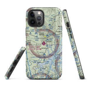 Russell County Airport (K24) VFR Sectional  Tough iPhone Case