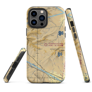 Russian Flat Airport (M42) VFR Sectional  Tough iPhone Case