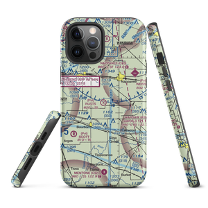 Rust's Landing Airport (II95) VFR Sectional  Tough iPhone Case