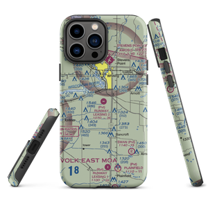 Rwnway Leasing Inc Nr 2 Airport (8WI3) VFR Sectional  Tough iPhone Case