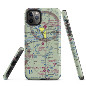 Rwnway Leasing Inc Nr 2 Airport (8WI3) VFR Sectional  Tough iPhone Case