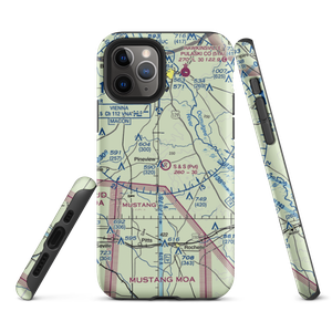 S&S Flying Service Airport (44GA) VFR Sectional  Tough iPhone Case