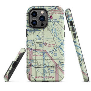 S&S Flying Service Airport (44GA) VFR Sectional  Tough iPhone Case