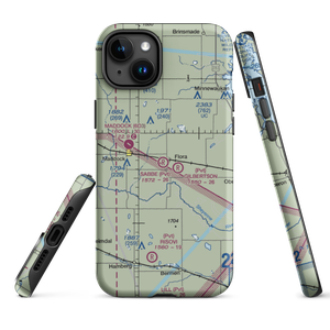 Sabbe Brothers Landing Strip (NA38) VFR Sectional  Tough iPhone Case