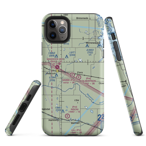 Sabbe Brothers Landing Strip (NA38) VFR Sectional  Tough iPhone Case