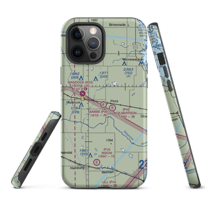 Sabbe Brothers Landing Strip (NA38) VFR Sectional  Tough iPhone Case