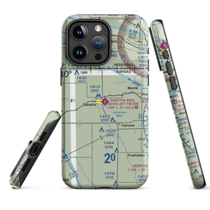 Sabetha Municipal Airport (K83) VFR Sectional  Tough iPhone Case