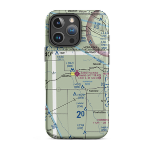 Sabetha Municipal Airport (K83) VFR Sectional  Tough iPhone Case