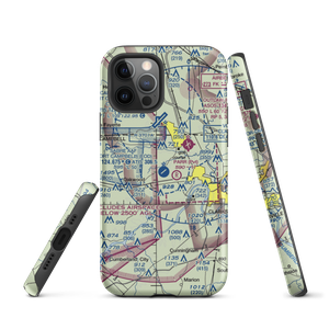 Sabre Army (Fort Campbell) Heliport (EOD) VFR Sectional  Tough iPhone Case