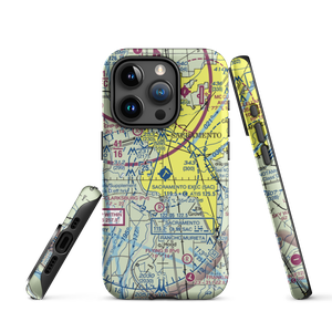 Sacramento Executive Airport (SAC) VFR Sectional  Tough iPhone Case