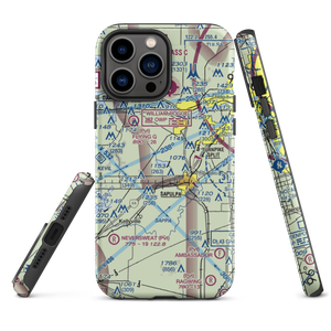 Sahoma Lake Airport (03OK) VFR Sectional  Tough iPhone Case