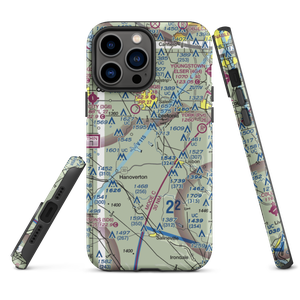 Salem Lakefront Airport (OH27) VFR Sectional  Tough iPhone Case