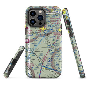 Salem Lakefront Airport (OH27) VFR Sectional  Tough iPhone Case