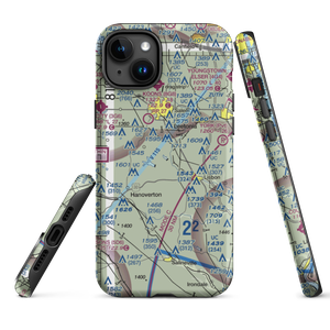 Salem Lakefront Airport (OH27) VFR Sectional  Tough iPhone Case