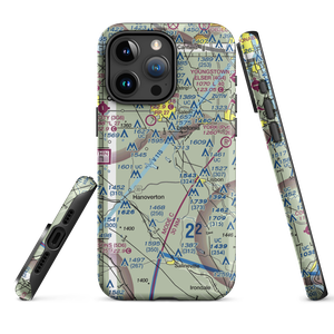 Salem Lakefront Airport (OH27) VFR Sectional  Tough iPhone Case