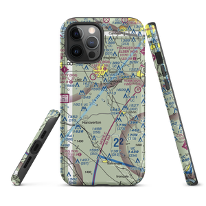 Salem Lakefront Airport (OH27) VFR Sectional  Tough iPhone Case