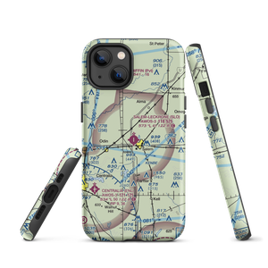 Salem Leckrone Airport (SLO) VFR Sectional  Tough iPhone Case