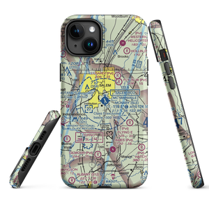 Salem Municipal Airport/McNary Field (SLE) VFR Sectional  Tough iPhone Case