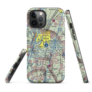 Salem Municipal Airport/McNary Field (SLE) VFR Sectional  Tough iPhone Case