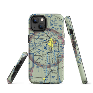 Salina Municipal Airport (SLN) VFR Sectional  Tough iPhone Case