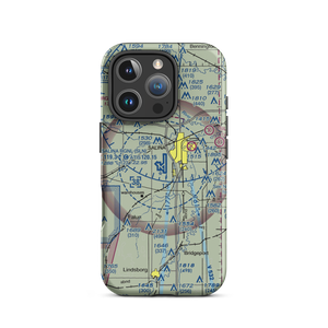 Salina Municipal Airport (SLN) VFR Sectional  Tough iPhone Case