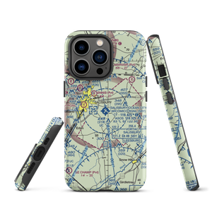 Salisbury Ocean City Wicomico Regional Airport (SBY) VFR Sectional  Tough iPhone Case
