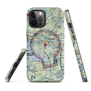 Sallisaw Municipal Airport (JSV) VFR Sectional  Tough iPhone Case