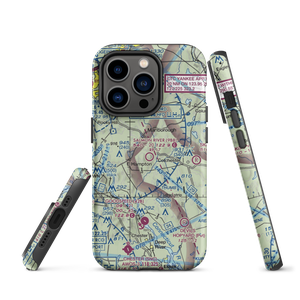 Salmon River Airfield (9B8) VFR Sectional  Tough iPhone Case