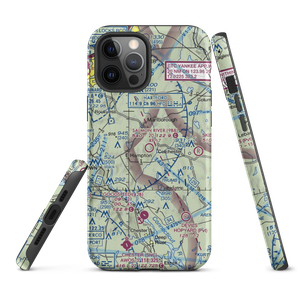 Salmon River Airfield (9B8) VFR Sectional  Tough iPhone Case