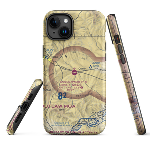 San Carlos Apache Airport (P13) VFR Sectional  Tough iPhone Case