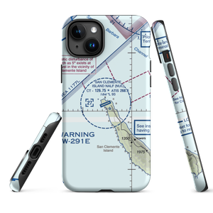 San Clemente Island Naval Auxiliary Landing Field (NUC) VFR Sectional  Tough iPhone Case