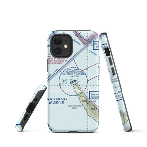 San Clemente Island Naval Auxiliary Landing Field (NUC) VFR Sectional  Tough iPhone Case