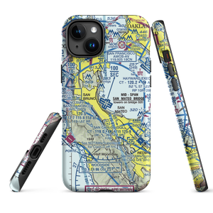 San Francisco International Airport (SFO) VFR Sectional  Tough iPhone Case