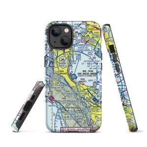 San Francisco International Airport (SFO) VFR Sectional  Tough iPhone Case