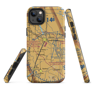 San Luis Valley Regional Bergman Field (ALS) VFR Sectional  Tough iPhone Case