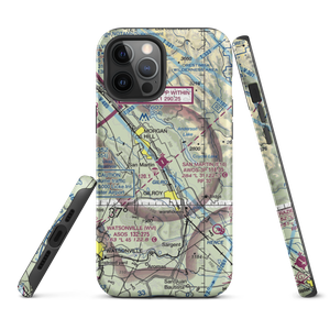 San Martin Airport (E16) VFR Sectional  Tough iPhone Case